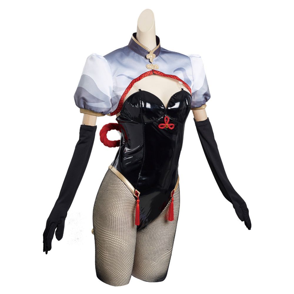 Genshin Impact Shen He Bunny Girls Jumpsuit