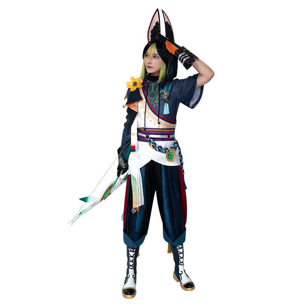 Genshin Impact Tighnaria Cosplay Costume