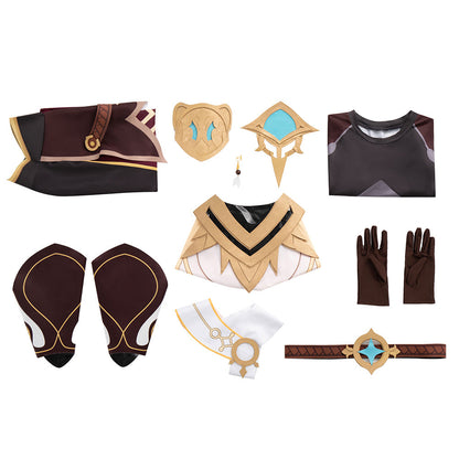 Genshin Impact Traveler Aether Cosplay Costume