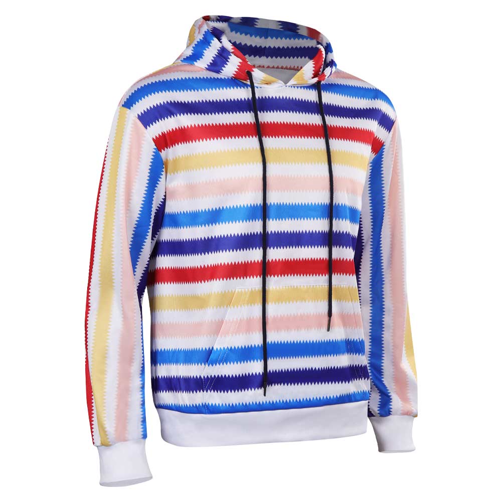 1964 Rainbow Stripes Sweatshirt Cosplay Costume