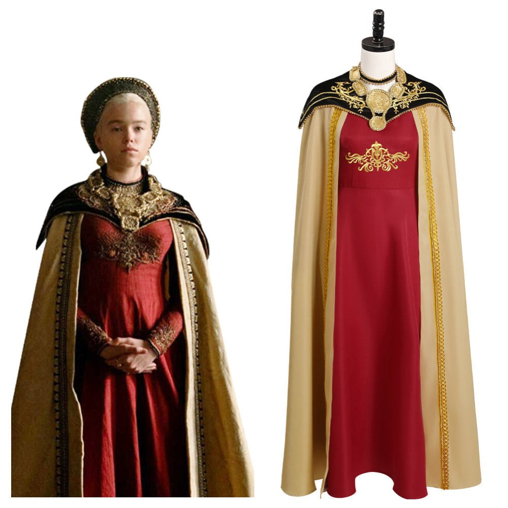 House Of The Dragon Costume Dress Outfits Halloween Suit
