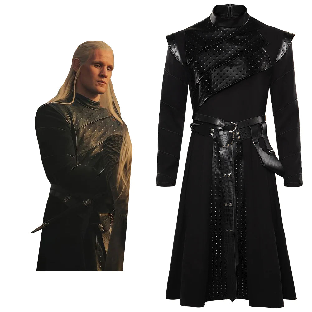 House Of The Dragon Daemon Targaryen Cosplay Costume Coat Outfits