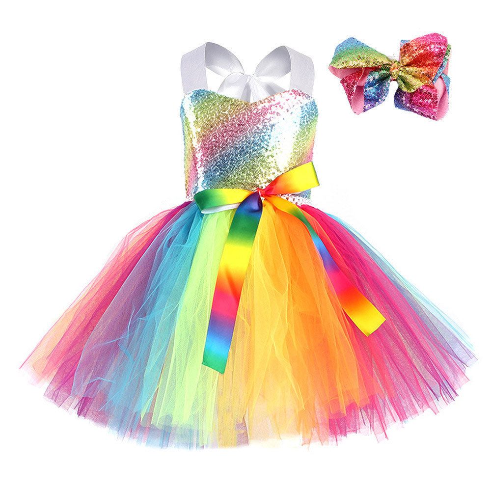 Kids Rainbow Cosplay Costume Outfit XXL