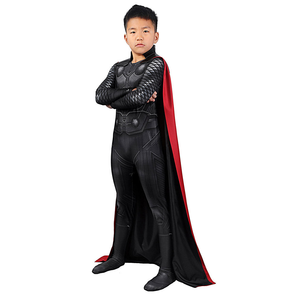 Kids Thor Cosplay Costume With Cloak