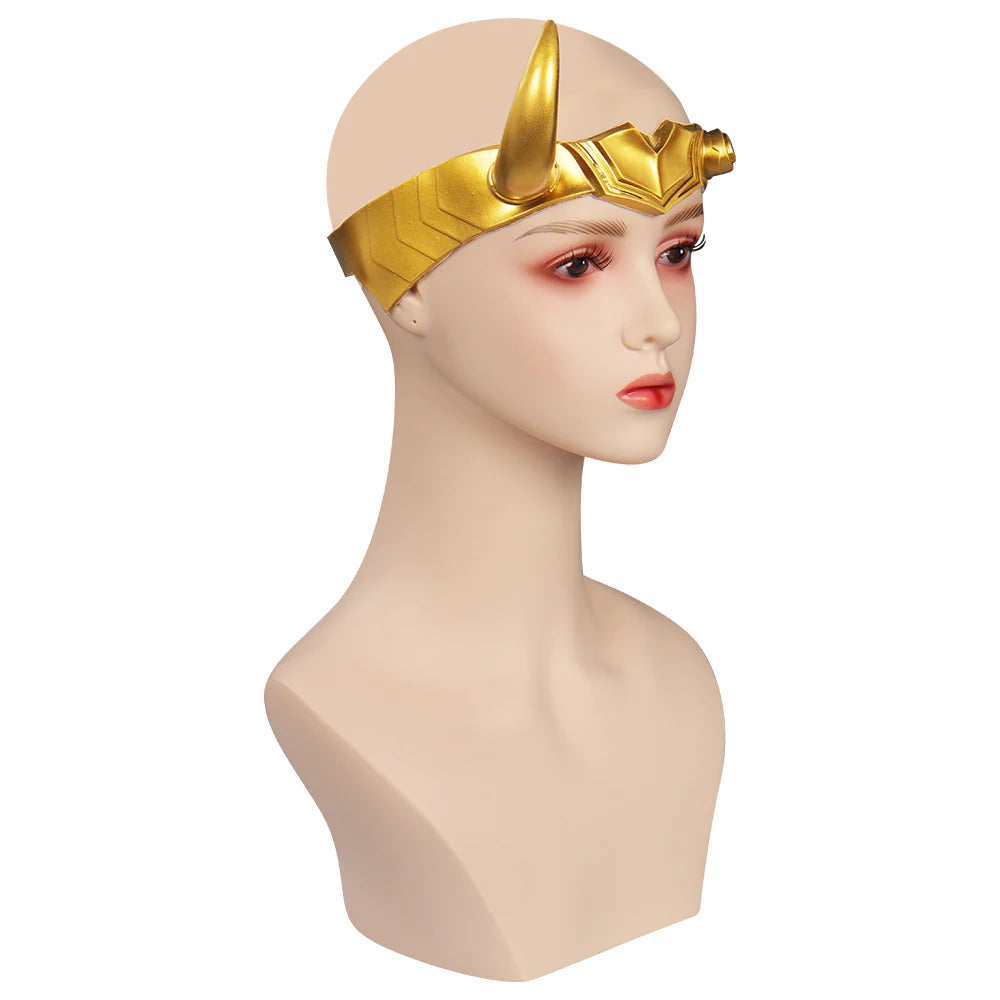 Lady Loki Sylvie Helmet Costume Props