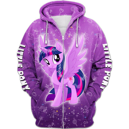 Little Pony Activewear Set Zipper Hoodie