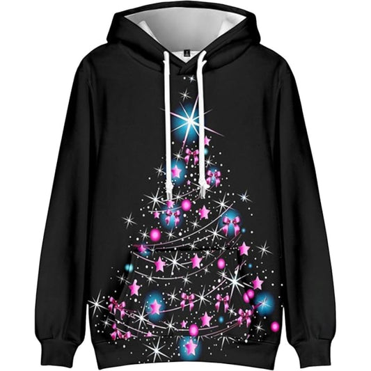 3D Printed Christmas Festive Hoodie 6XL