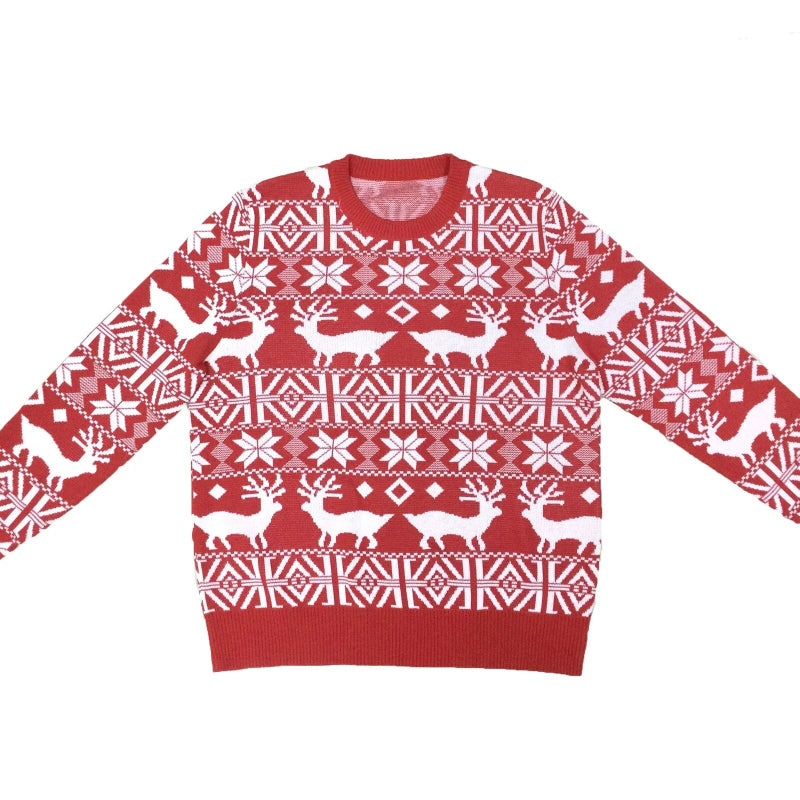 Long Sleeve Christmas Themed Sweater