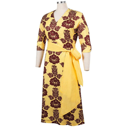 Ma Rainey Printed Cosplay Costume