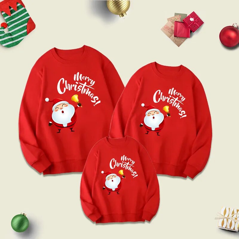 Merry Christmas Santa Printed Sweatshirt