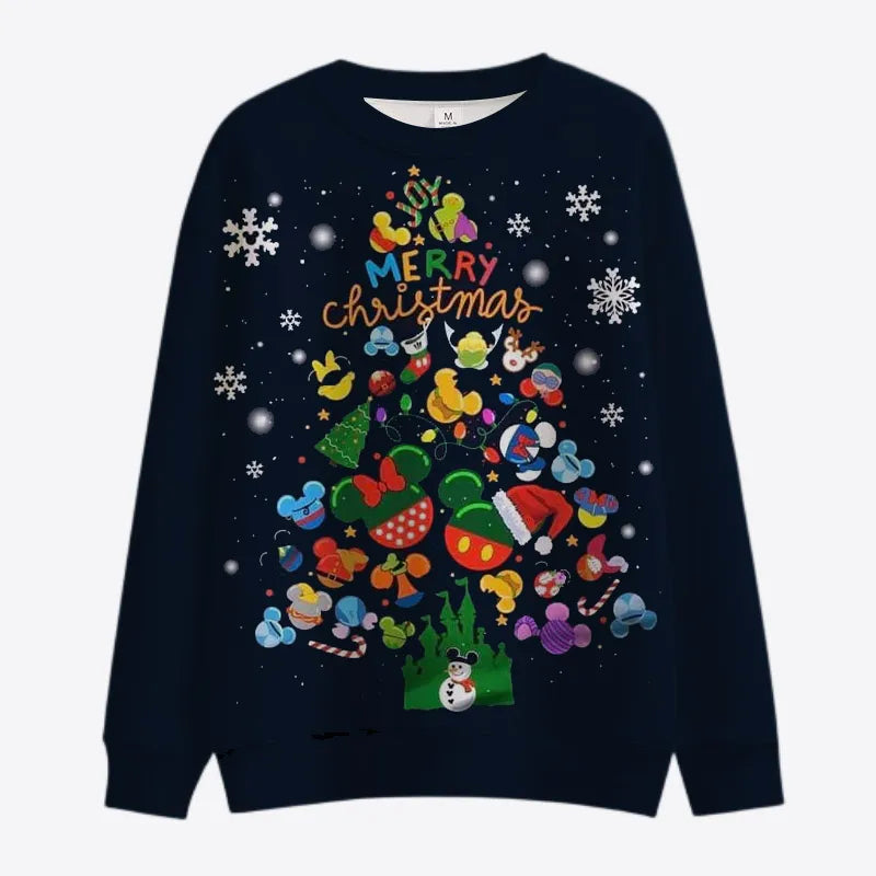 Mickey Minnie Pattern Christmas Sweatshirts Style 6