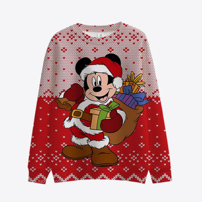 Mickey Minnie Print Carnival Christmas Themed Pullover Style 3