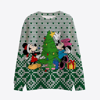 Mickey Minnie Print Carnival Christmas Themed Pullover Style 2