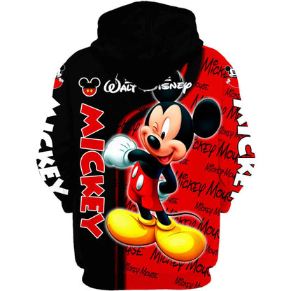 Mickey Mouse Themed Hoodie And Leggings Set