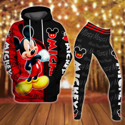 Mickey Mouse Themed Hoodie And Leggings Set Hoodie And Leggings Set