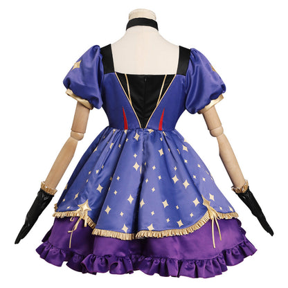 Mona Cosplay Costume Witch Dress