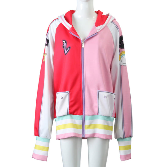 One Piece Cosplay Hoodie Jacket Costume XXL