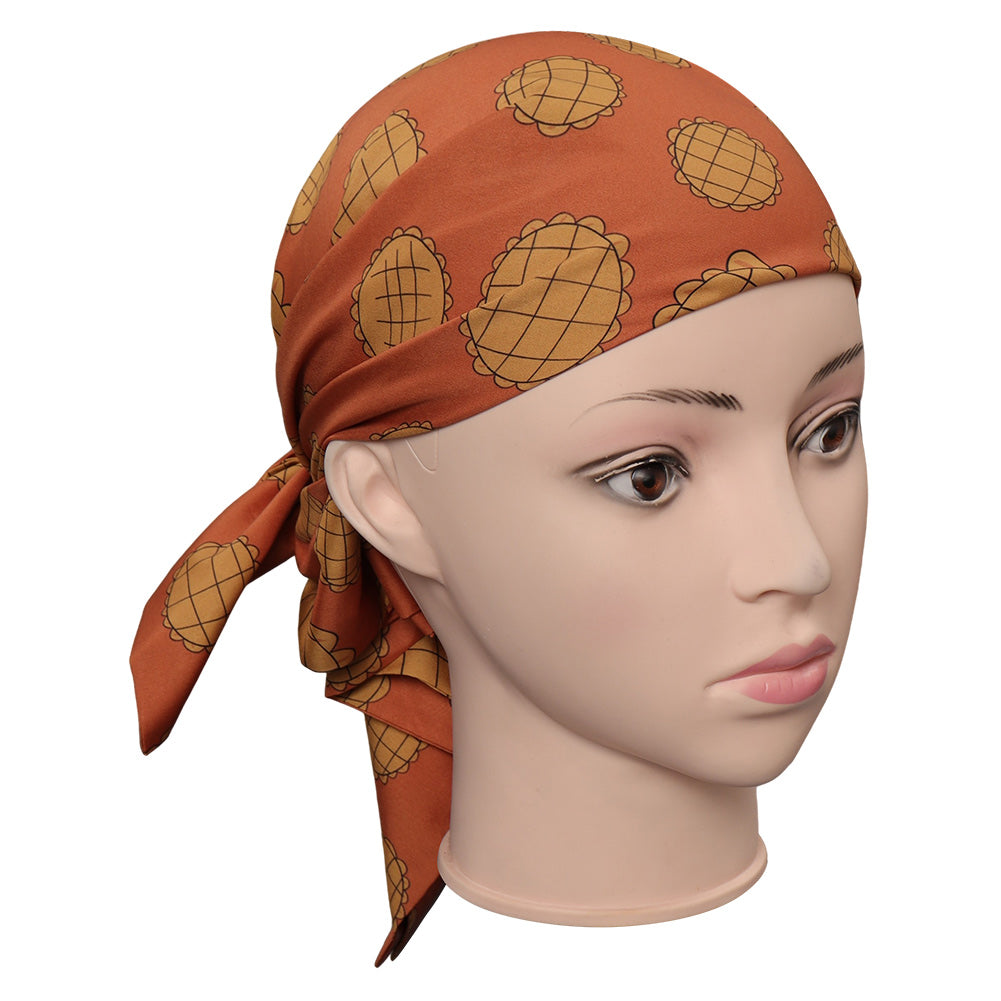 One Piece Nami Printing Headscarf Cosplay Costume