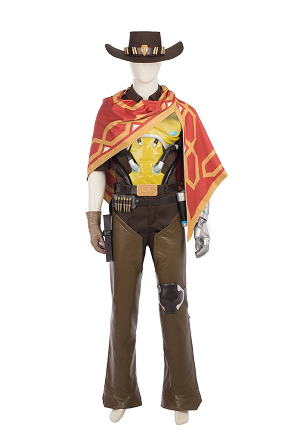 Overwatch Bounty Hunter Jesse McCree Cosplay Costume XXXL