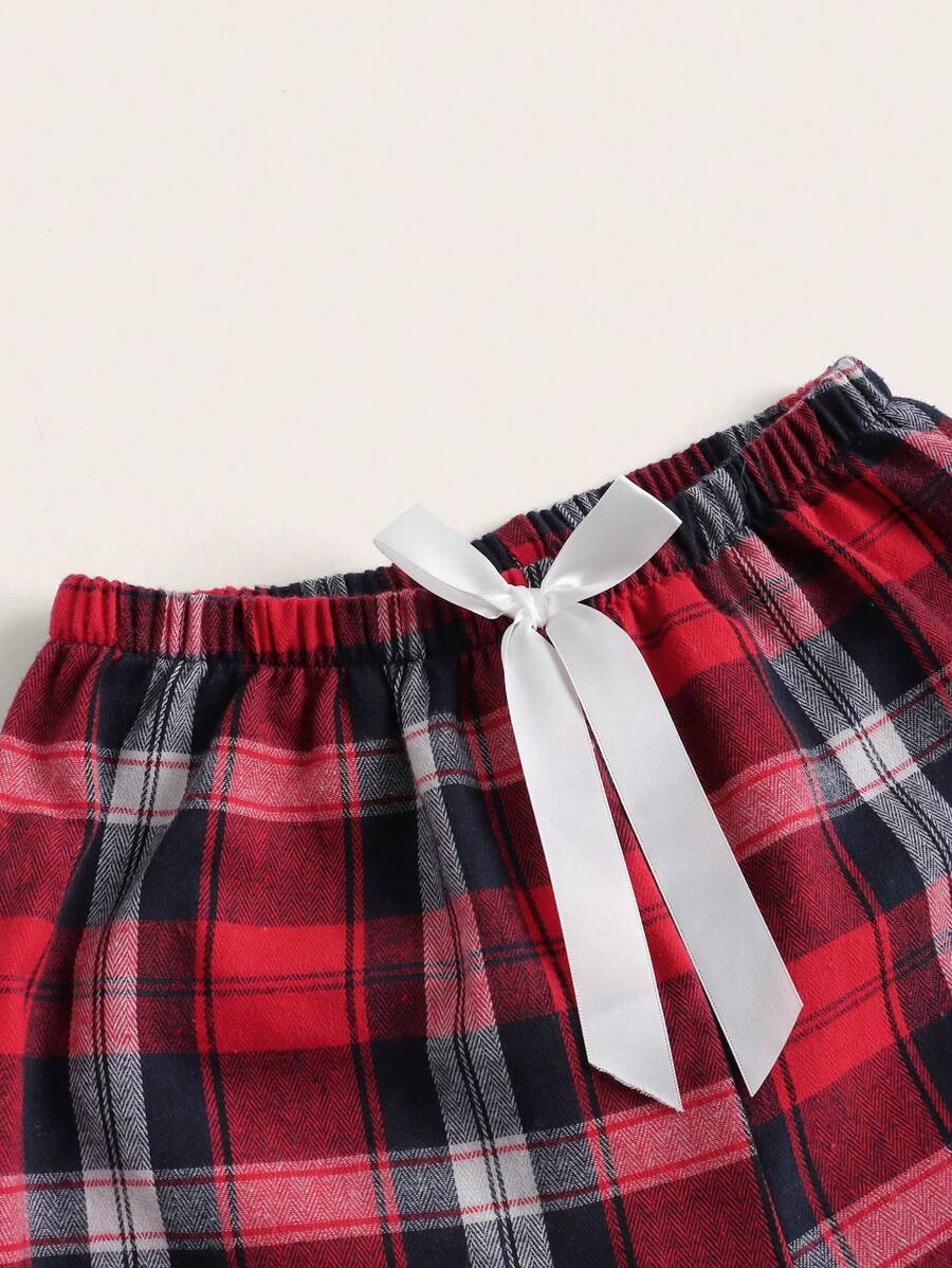 Pack Of 3 Plaid Print Sleep Pants