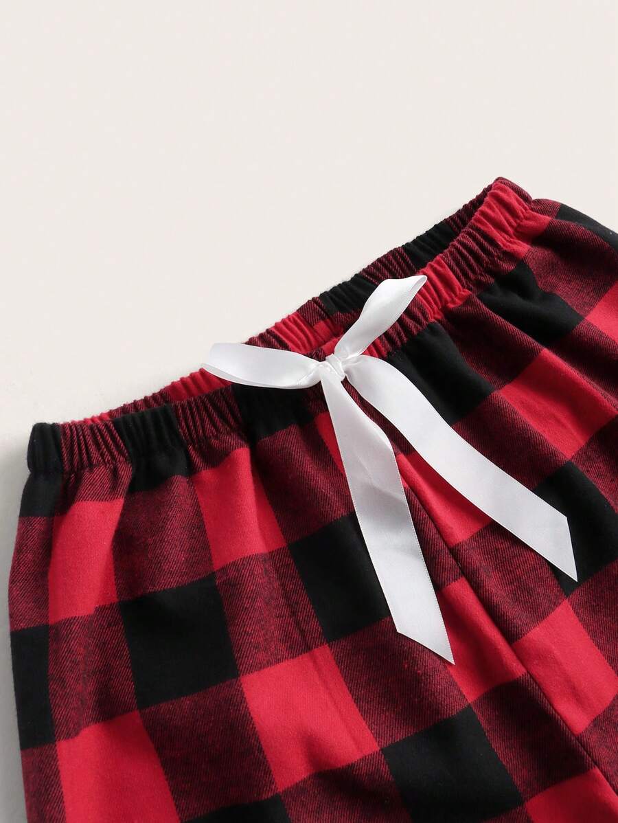 Pack Of 3 Plaid Print Sleep Pants