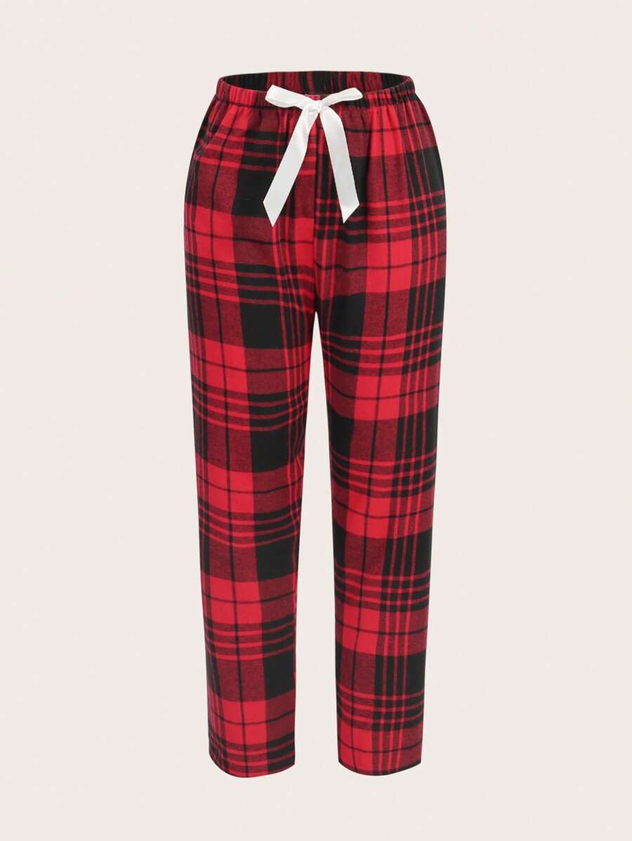 Pack Of 3 Plaid Print Sleep Pants