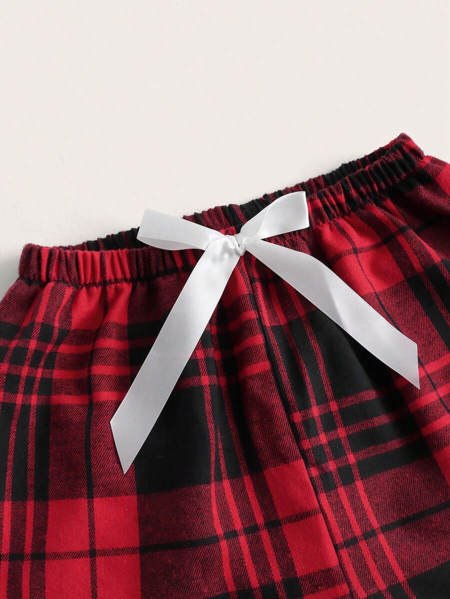 Pack Of 3 Plaid Print Sleep Pants