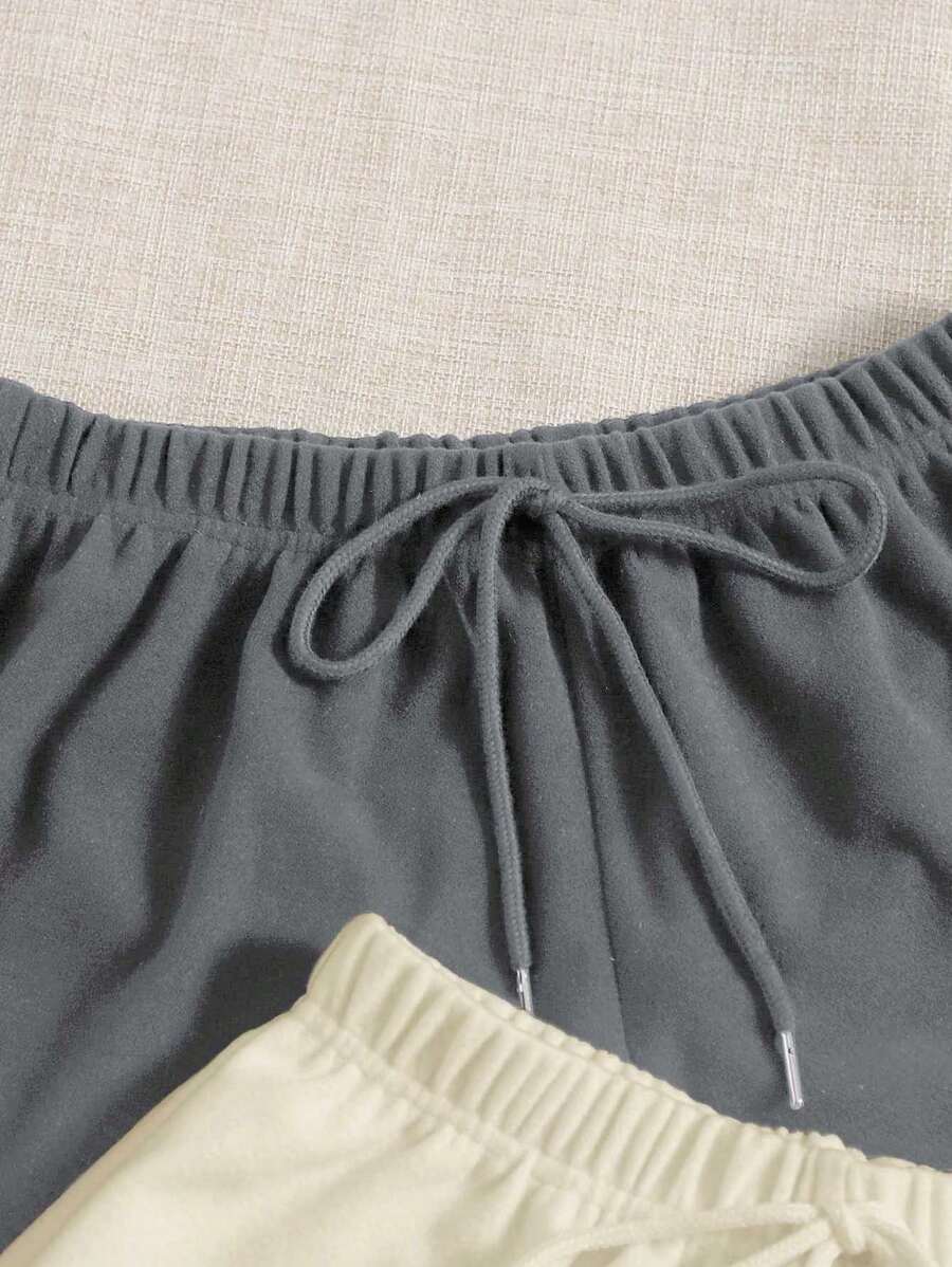 Pack Of 3 Solid Knot Lounge Shorts