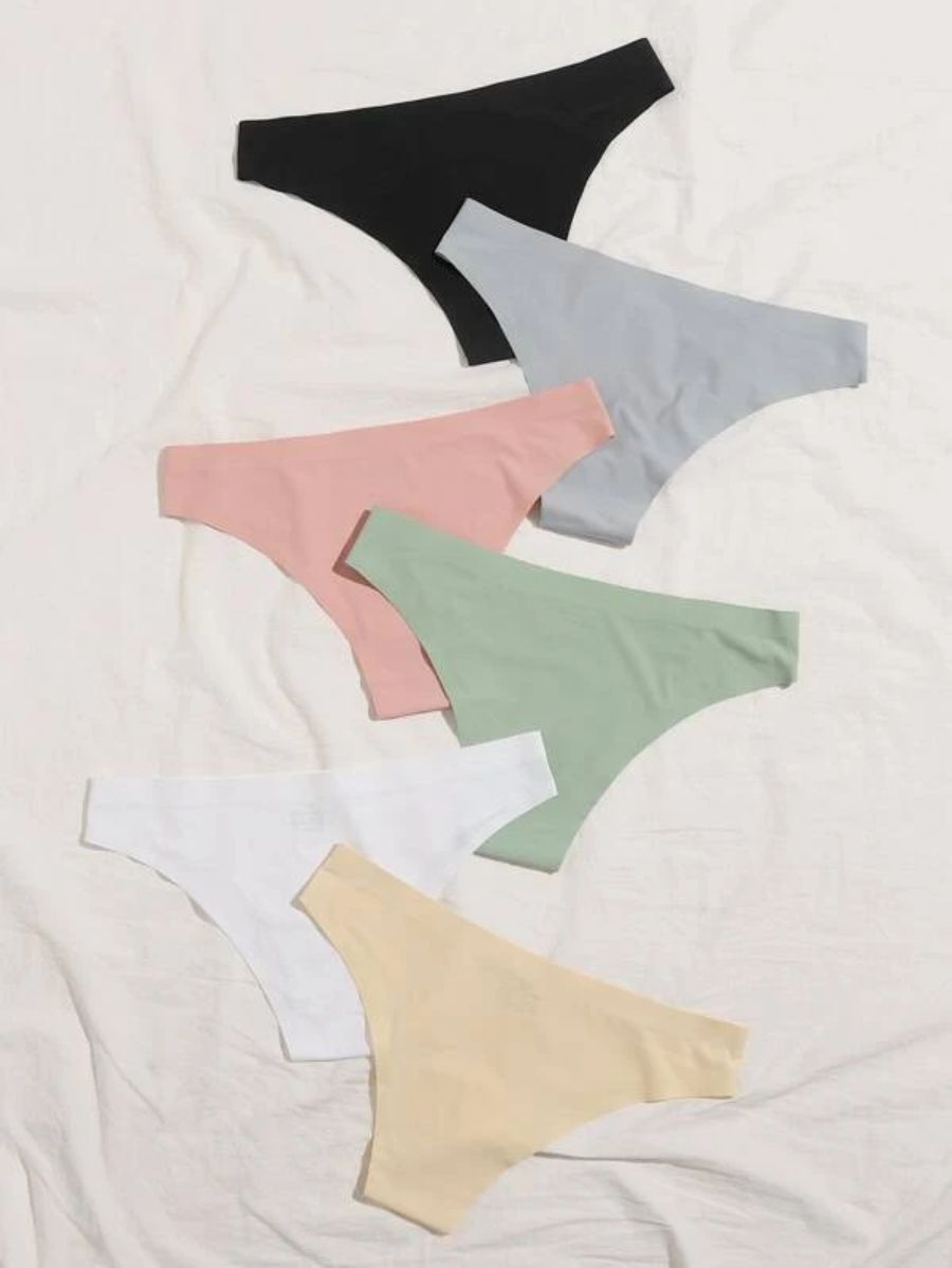 Pack Of 6 High Stretch Design Panty Set XL