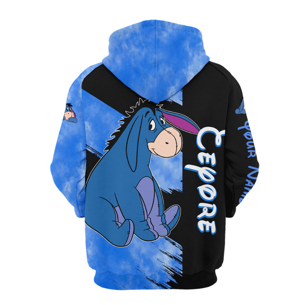 Personalized Cartoon Character Hoodie And Leggings Set