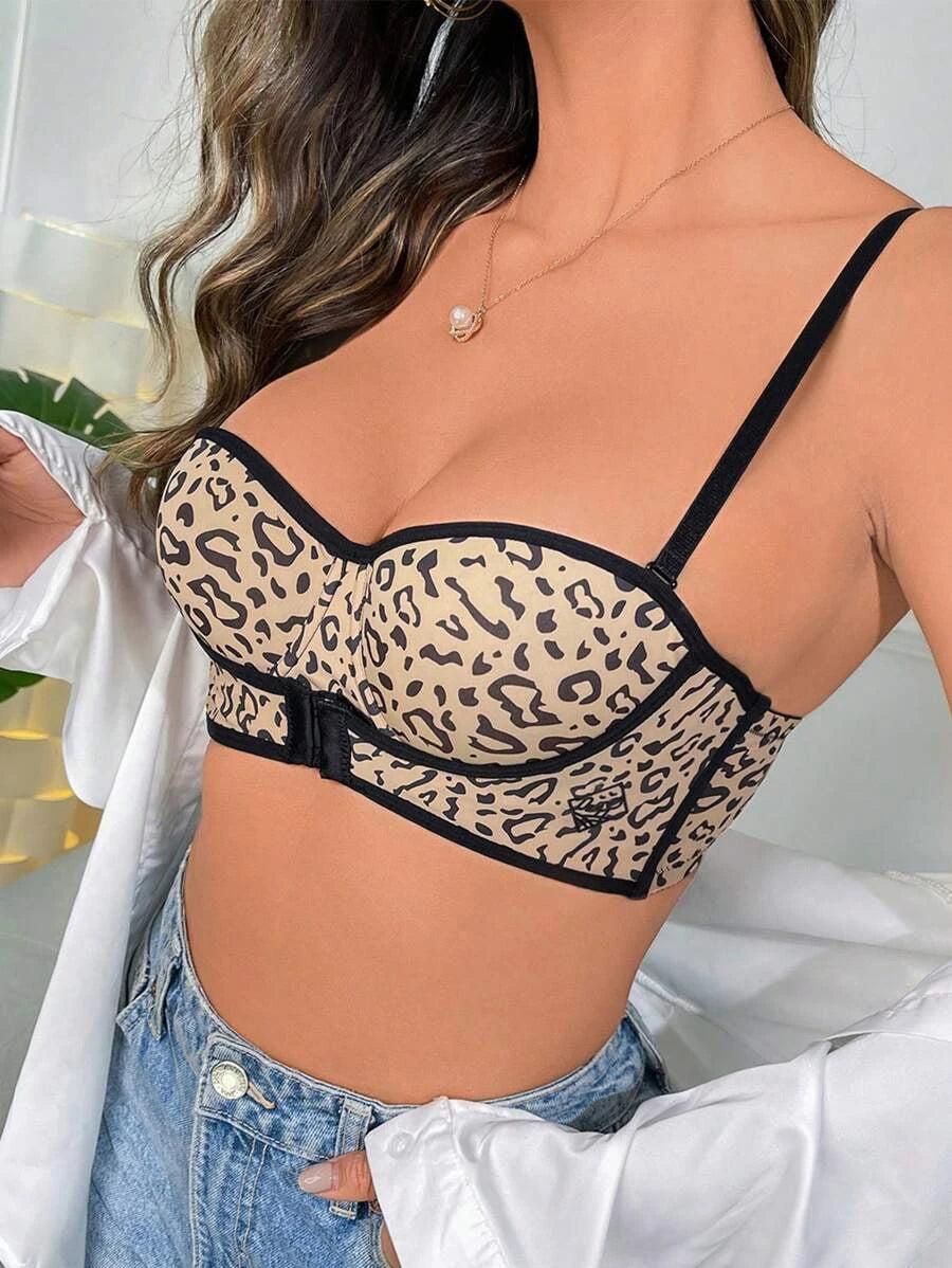 Plain Front Close Underwire Bra