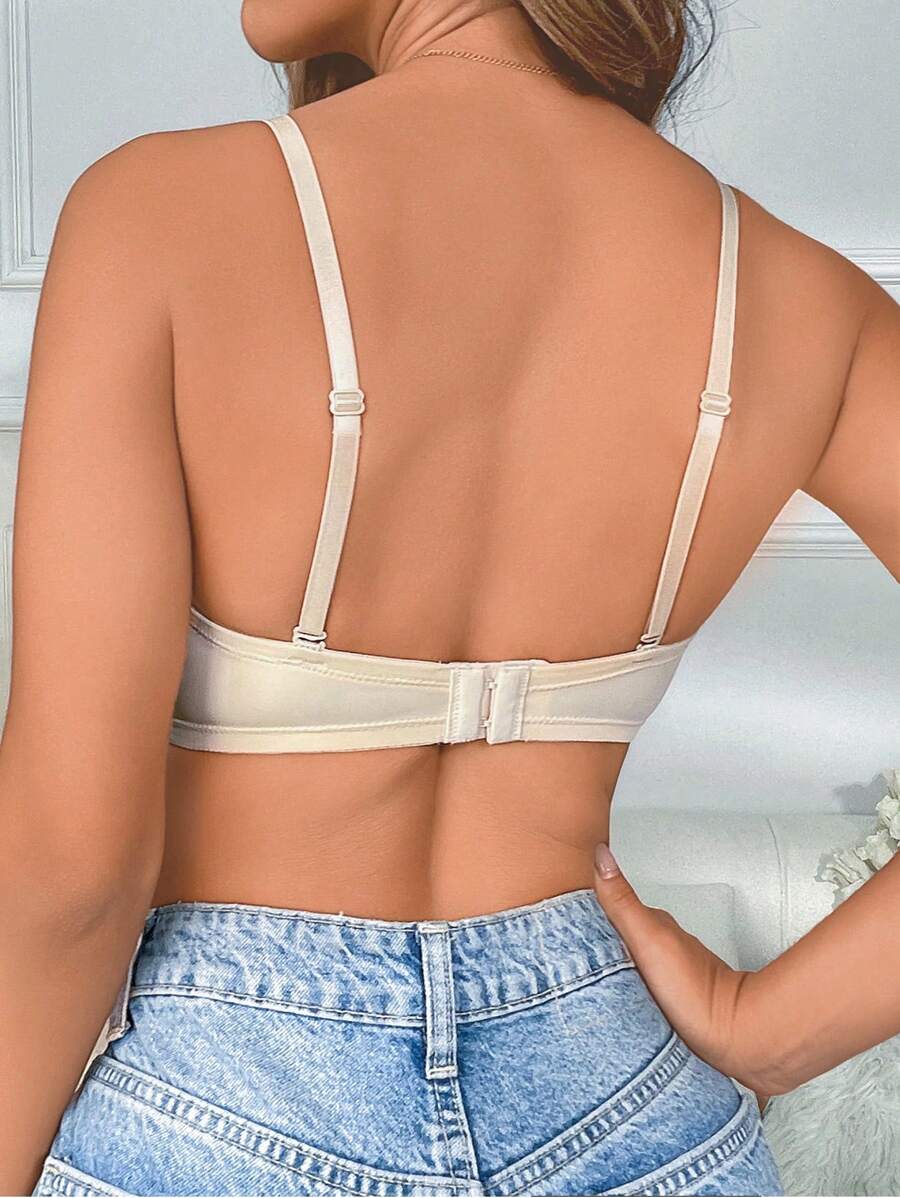 Plain Front Close Underwire Bra