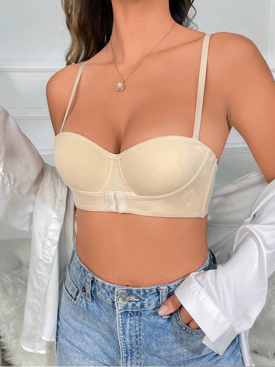 Plain Front Close Underwire Bra