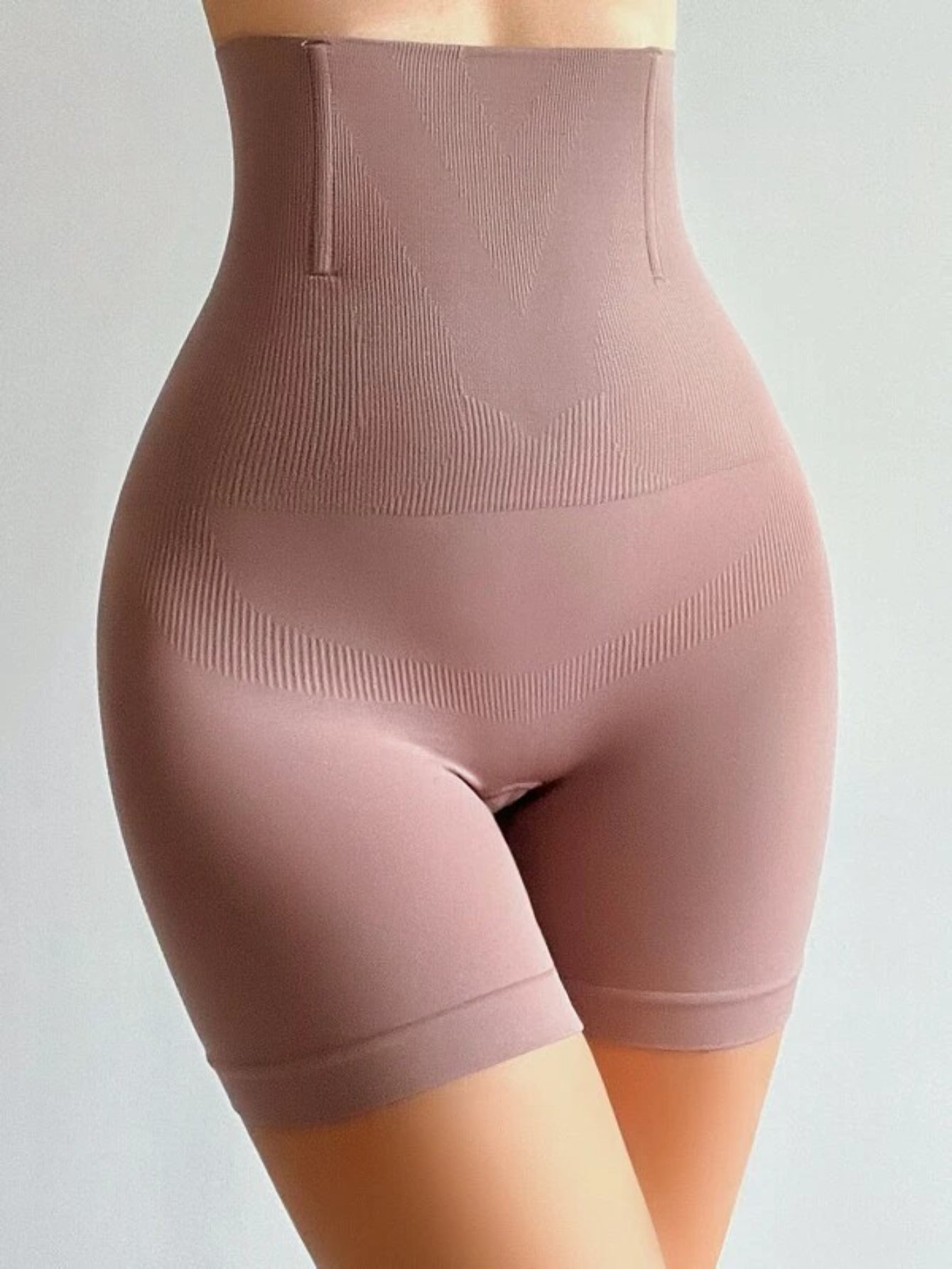 Plain Shapewear Shorts Pink