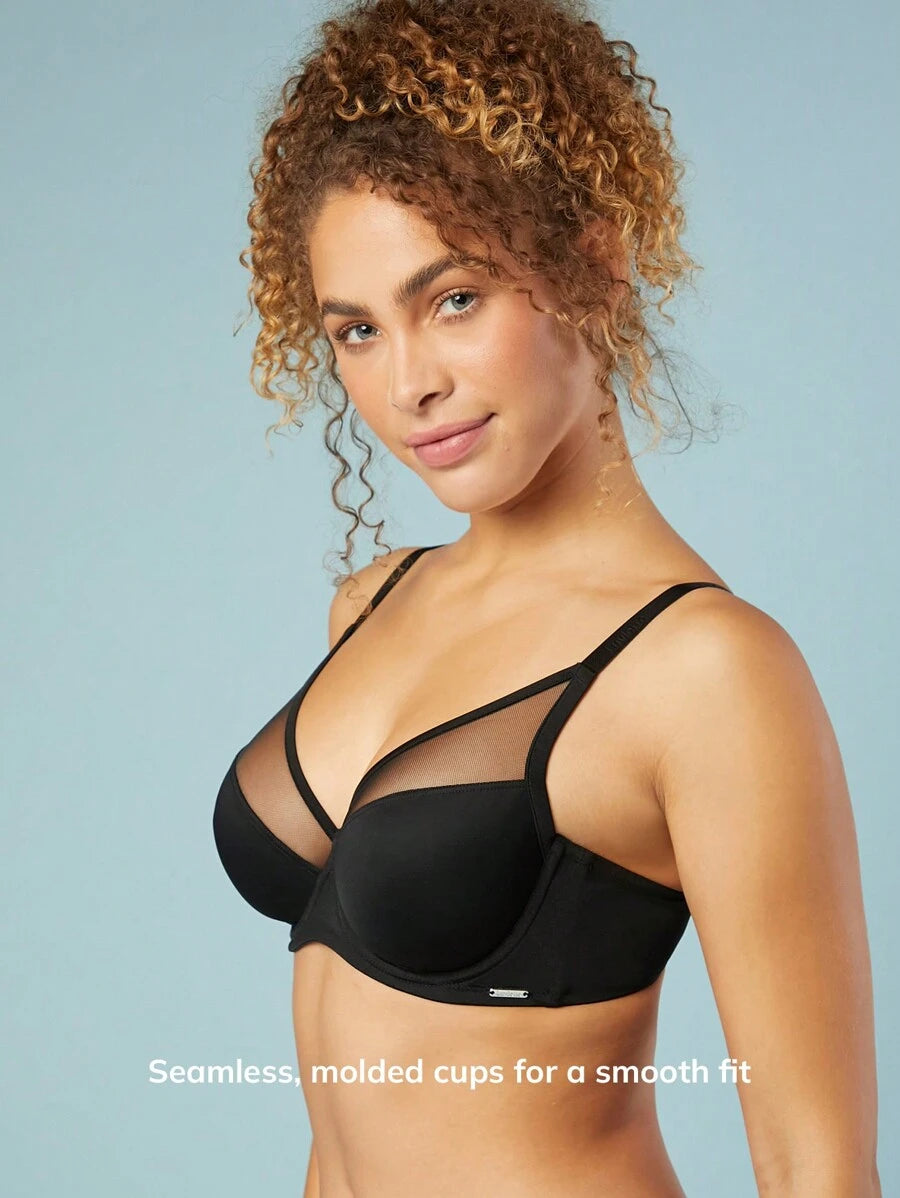 Plunge Underwire T Shirt Bra