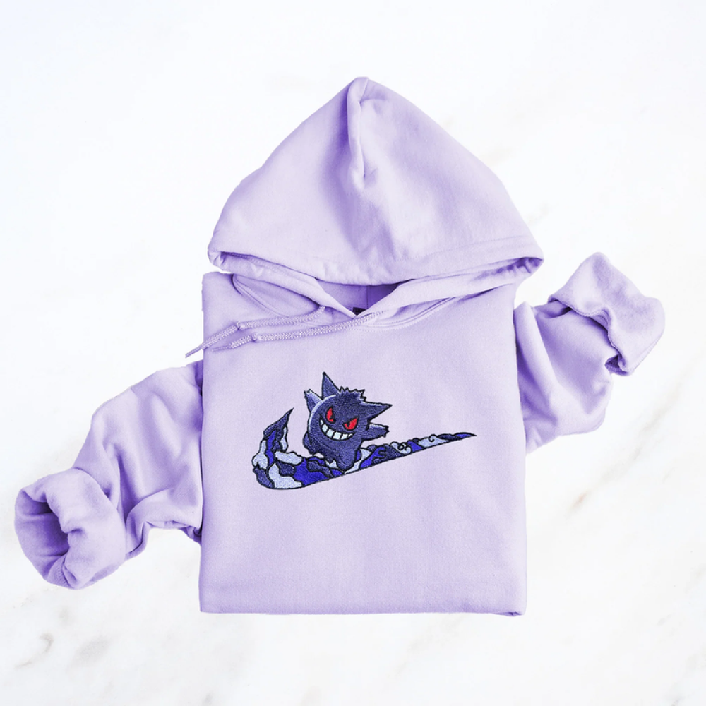 Pokemon Graphic Hoodie With Streetwear Design Gengar