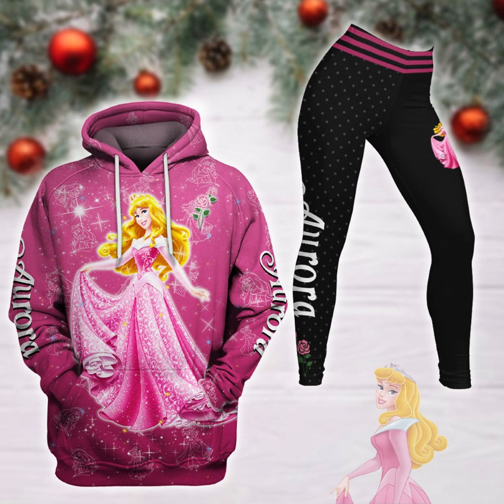 Princess Cartoon Hoodie And Leggings Set 6XL