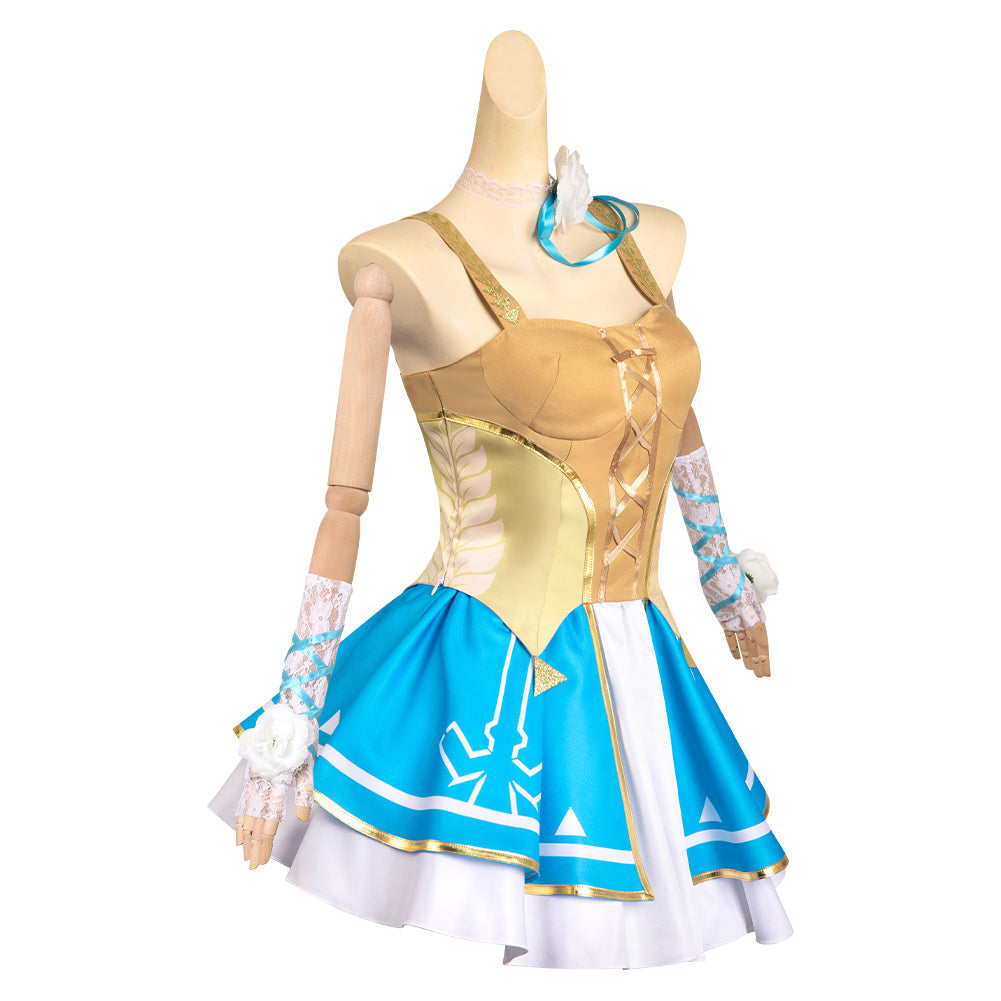 Princess Zelda Cosplay Costume For Halloween