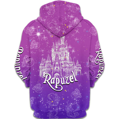 Rapunzel Cartoon Activewear Set