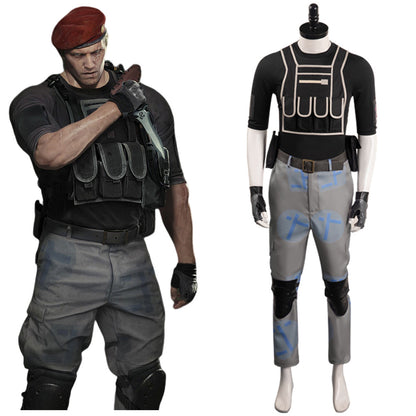 Resident Evil 4 Remake Jack Krauser Cosplay Costume