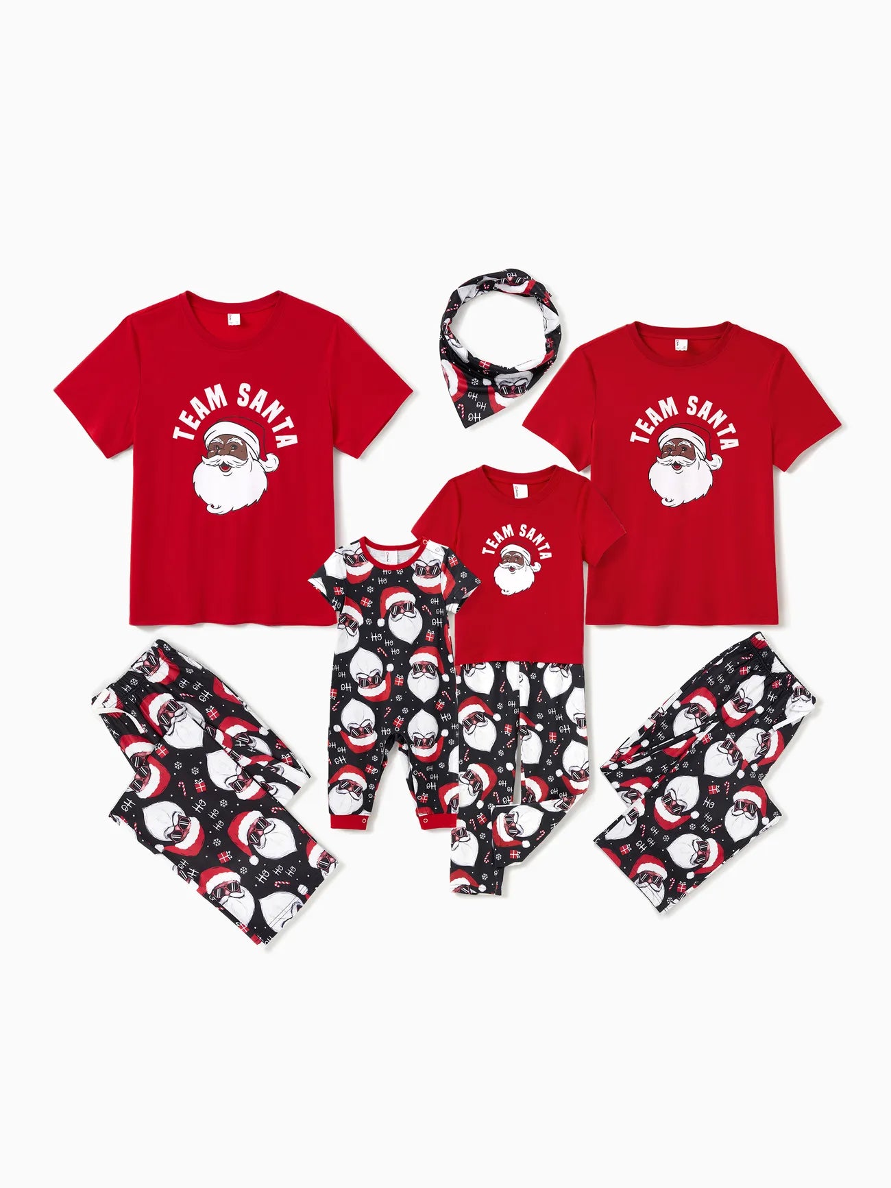 Santa Claus Graphic Family Matching Pajama Set Baby 3M