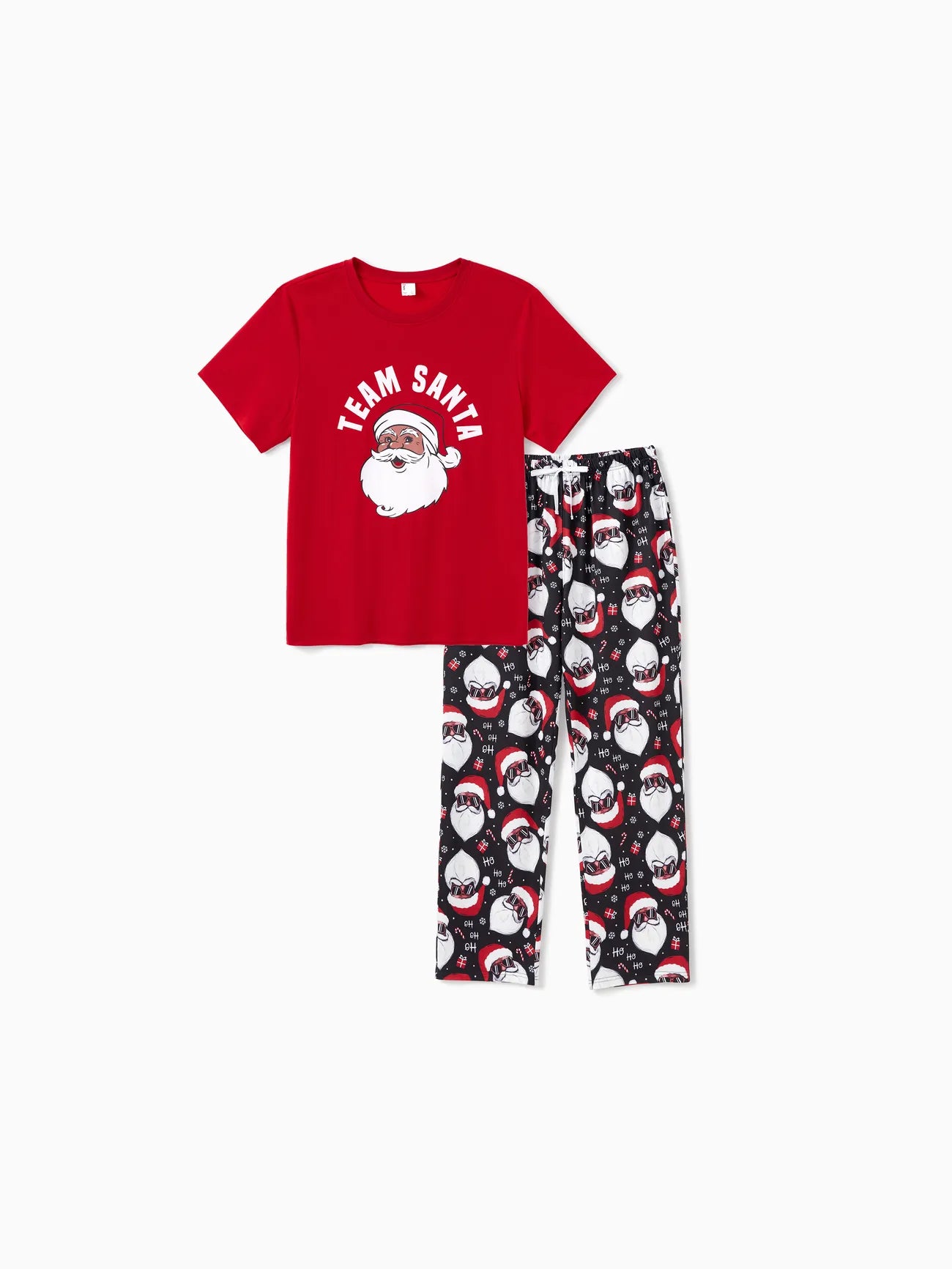 Santa Claus Graphic Family Matching Pajama Set Kids