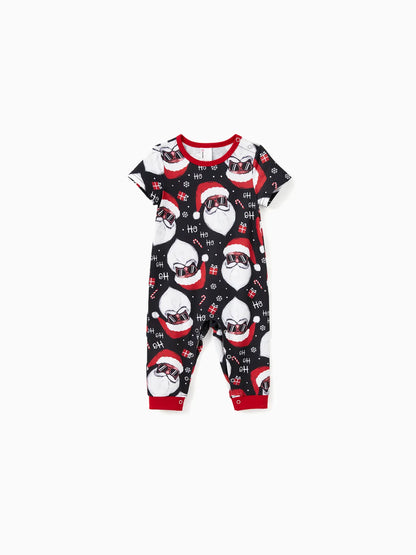 Santa Claus Graphic Family Matching Pajama Set Baby