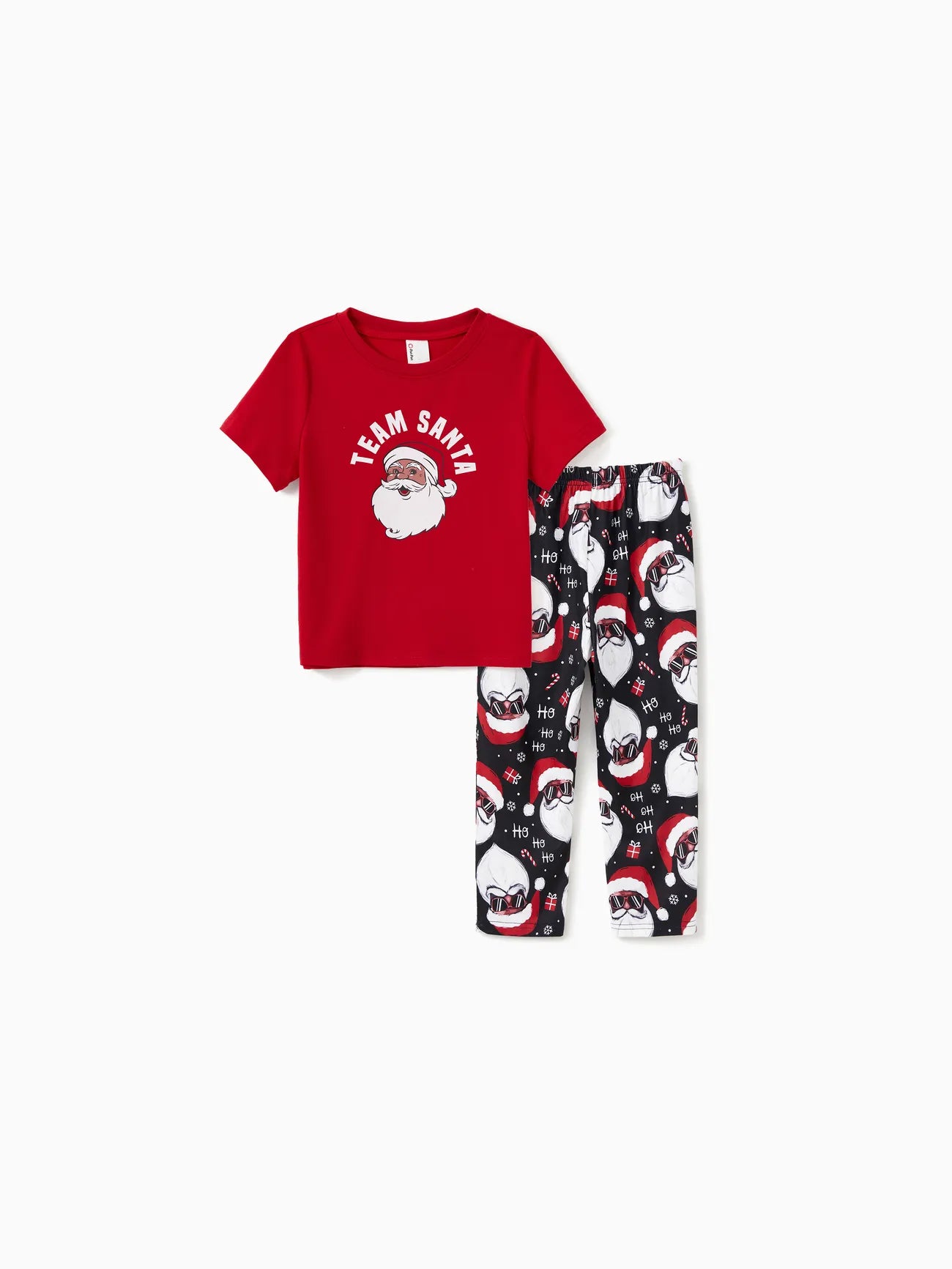 Santa Claus Graphic Family Matching Pajama Set Women