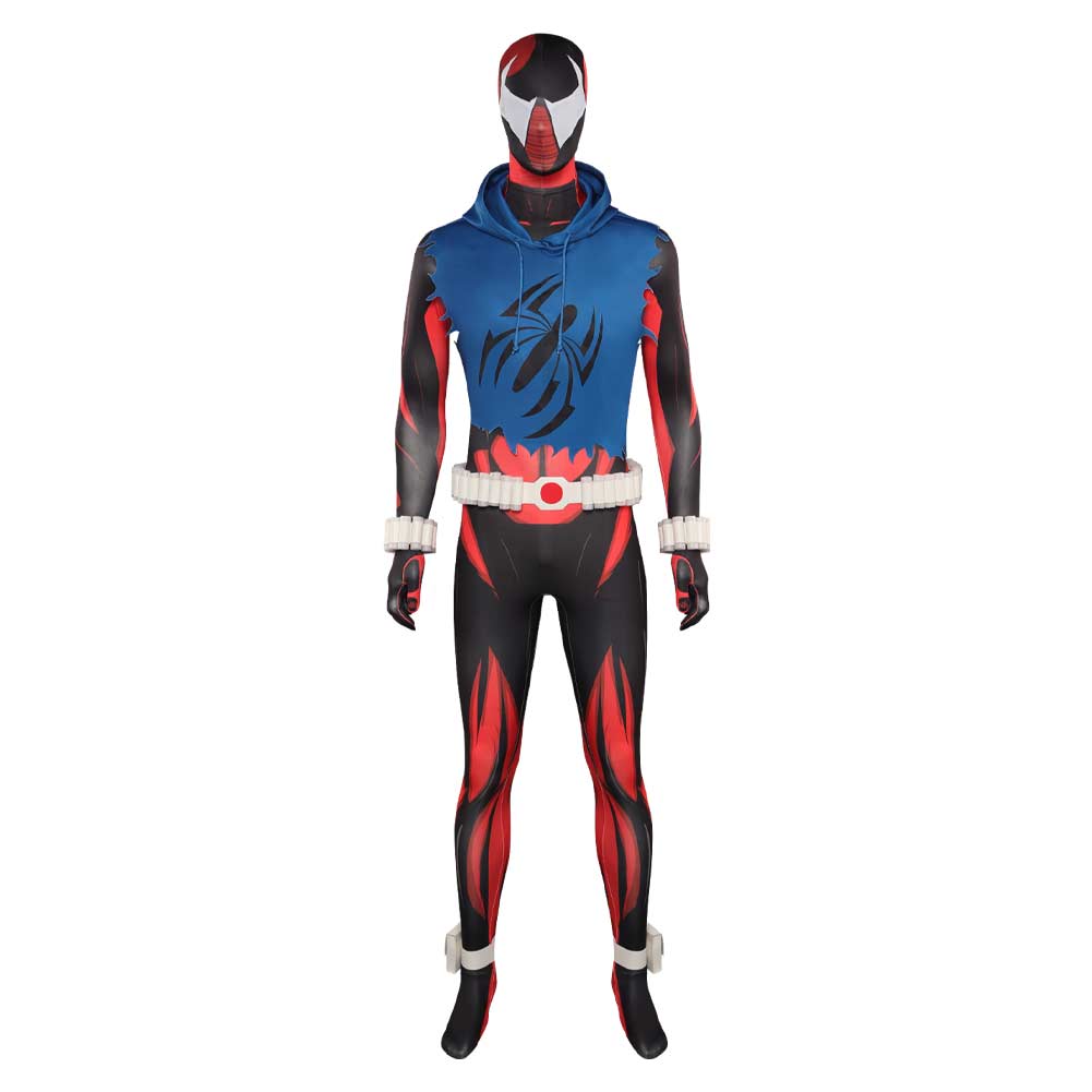 Scarlet Spider Cosplay Costume From Spider-Verse 3XL