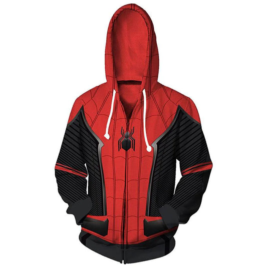 Spider Man Far From Home 3D Zip Up Hoodie