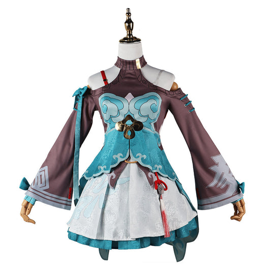 Star Rail Qingque Cosplay Costume XXL