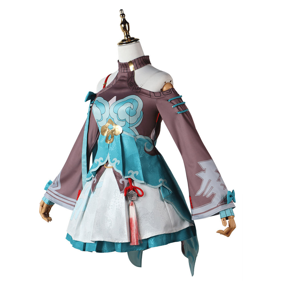 Star Rail Qingque Cosplay Costume