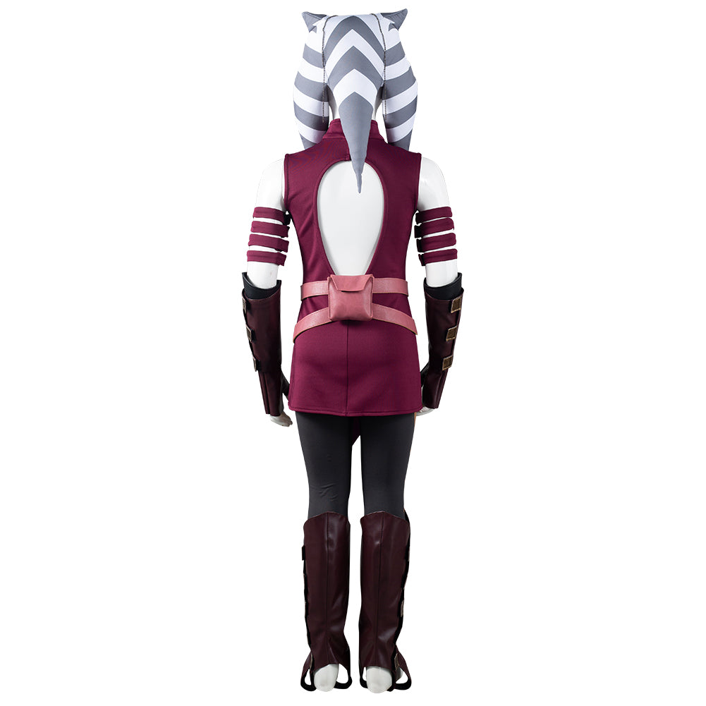 Star Wars The Clone Wars Ahsoka Tano Cosplay Costume