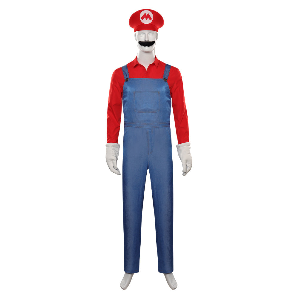 Super Mario Costume With Hat Outfits 3XL